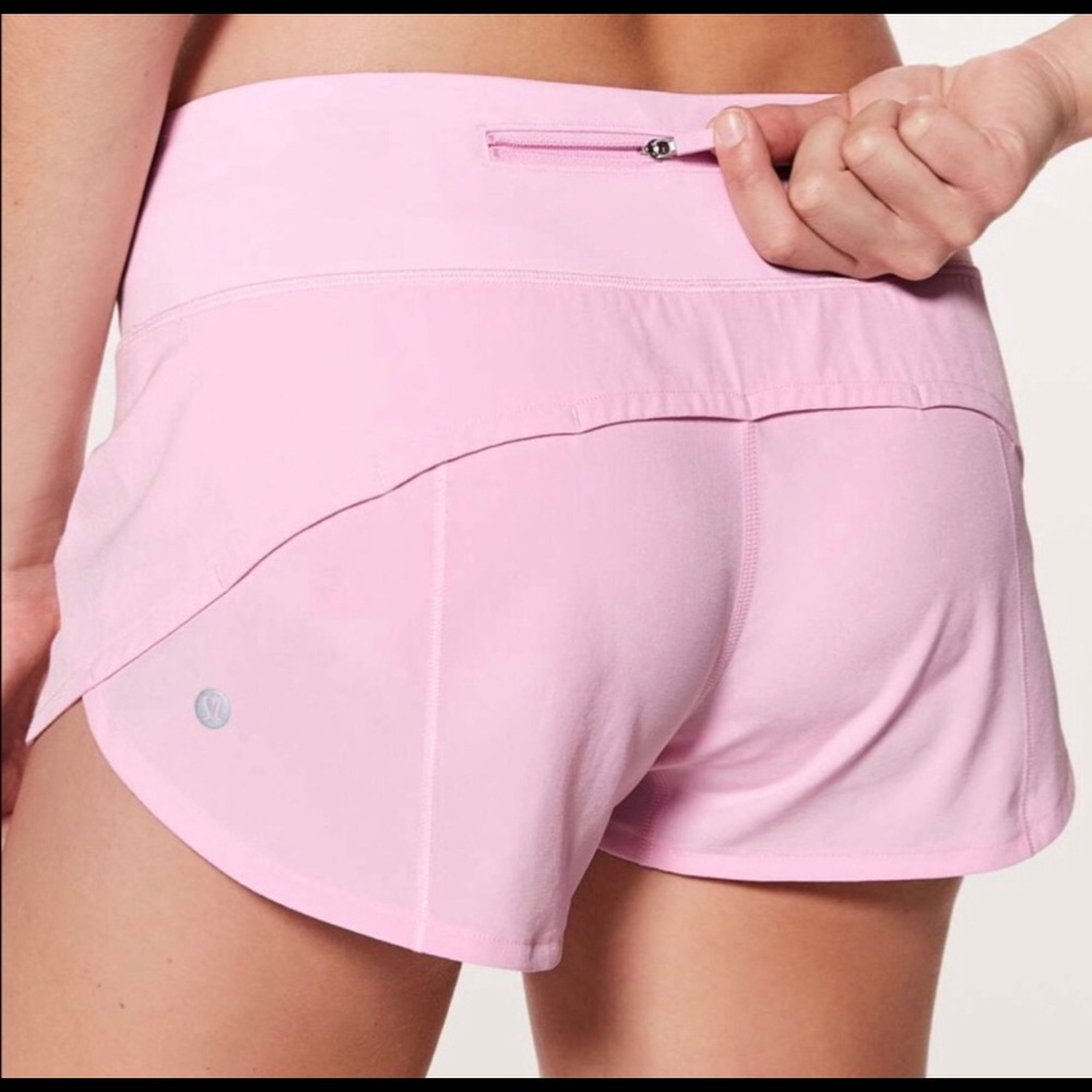 miami pink lulu lemon shorts!
